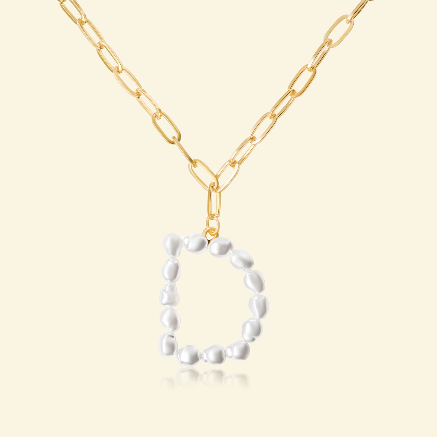 Freshwater Pearl Letter Necklace