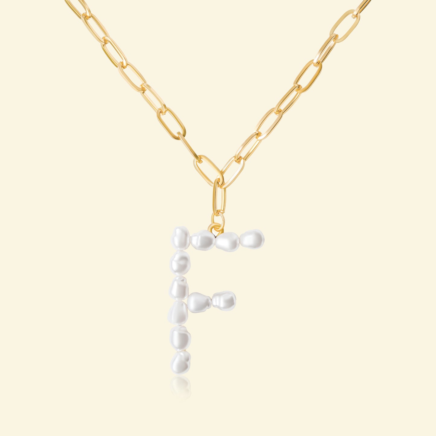 Freshwater Pearl Letter Necklace