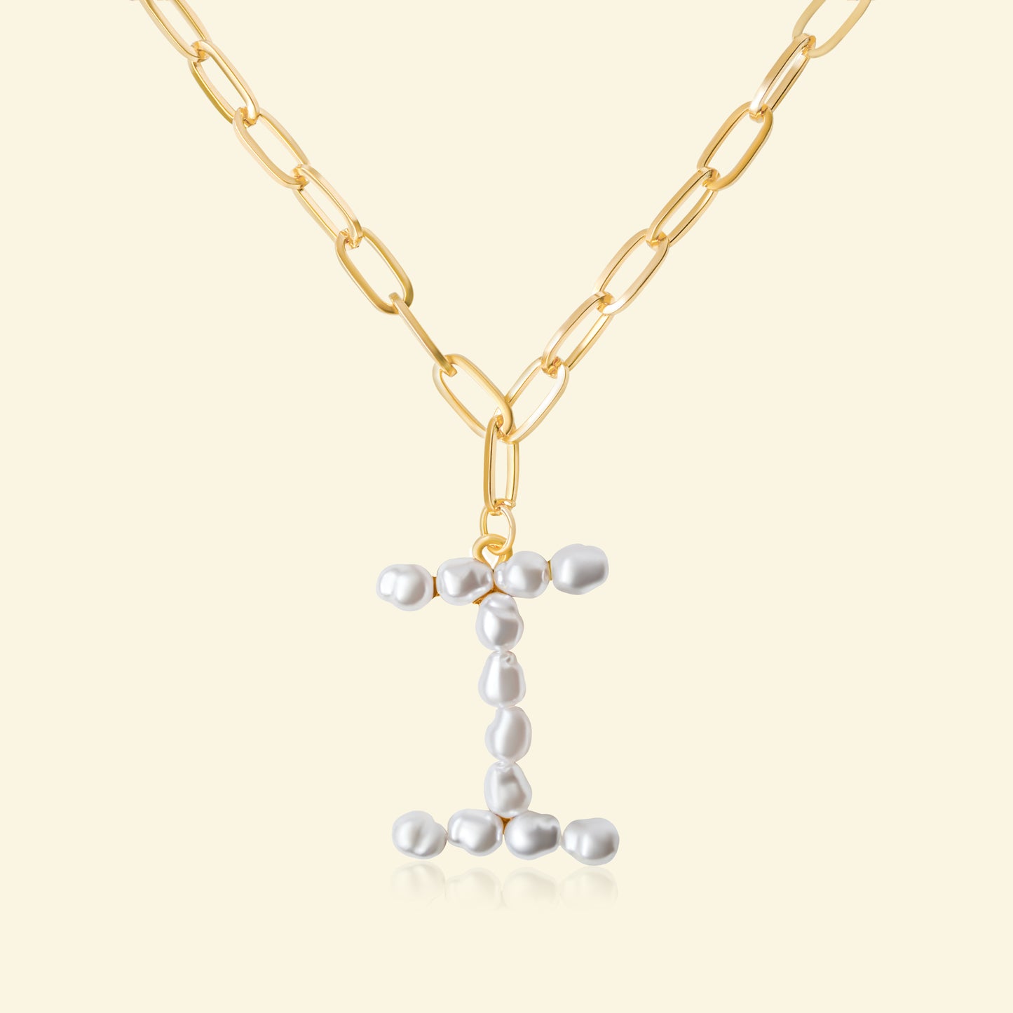 Freshwater Pearl Letter Necklace