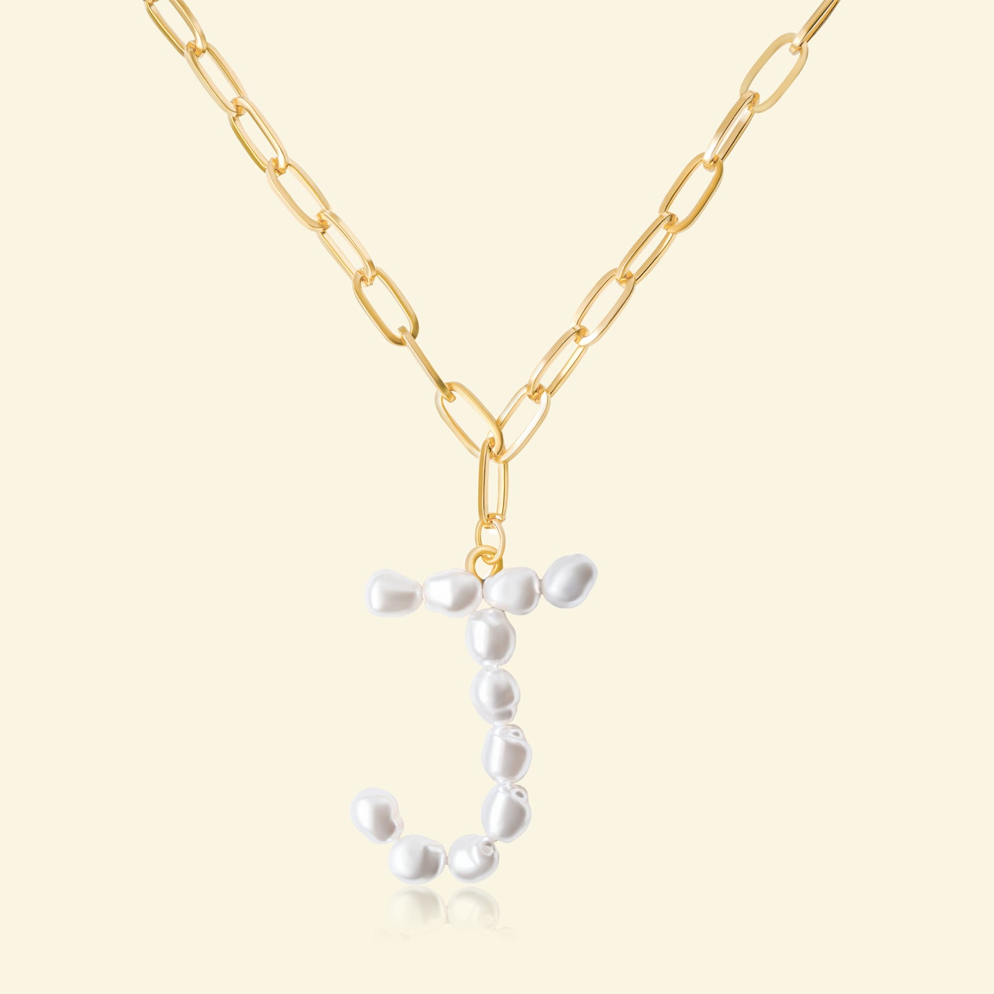 Freshwater Pearl Letter Necklace