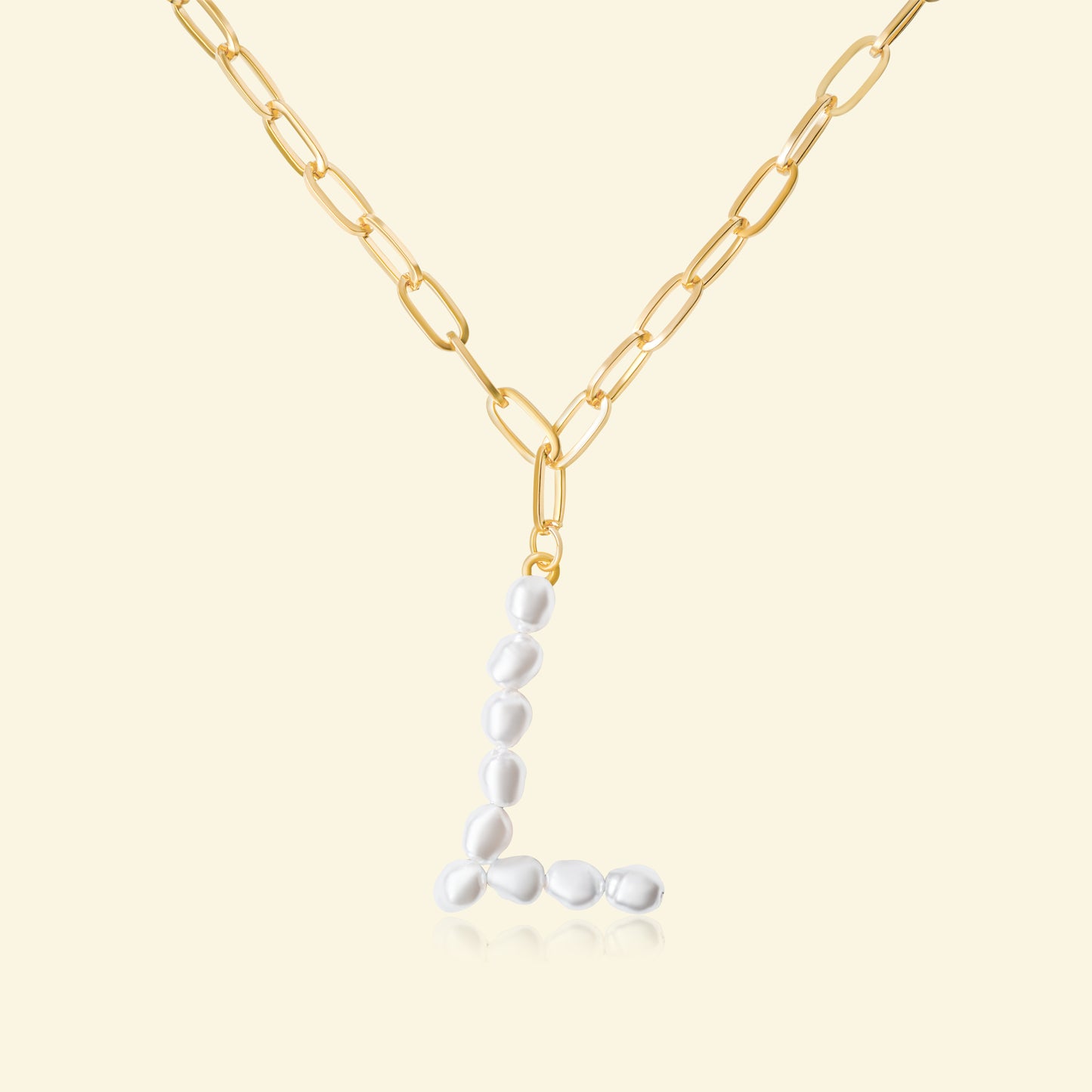 Freshwater Pearl Letter Necklace