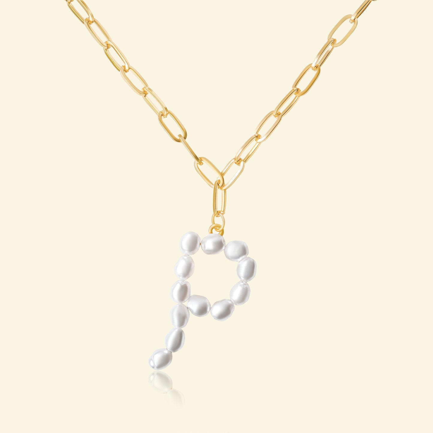 Freshwater Pearl Letter Necklace