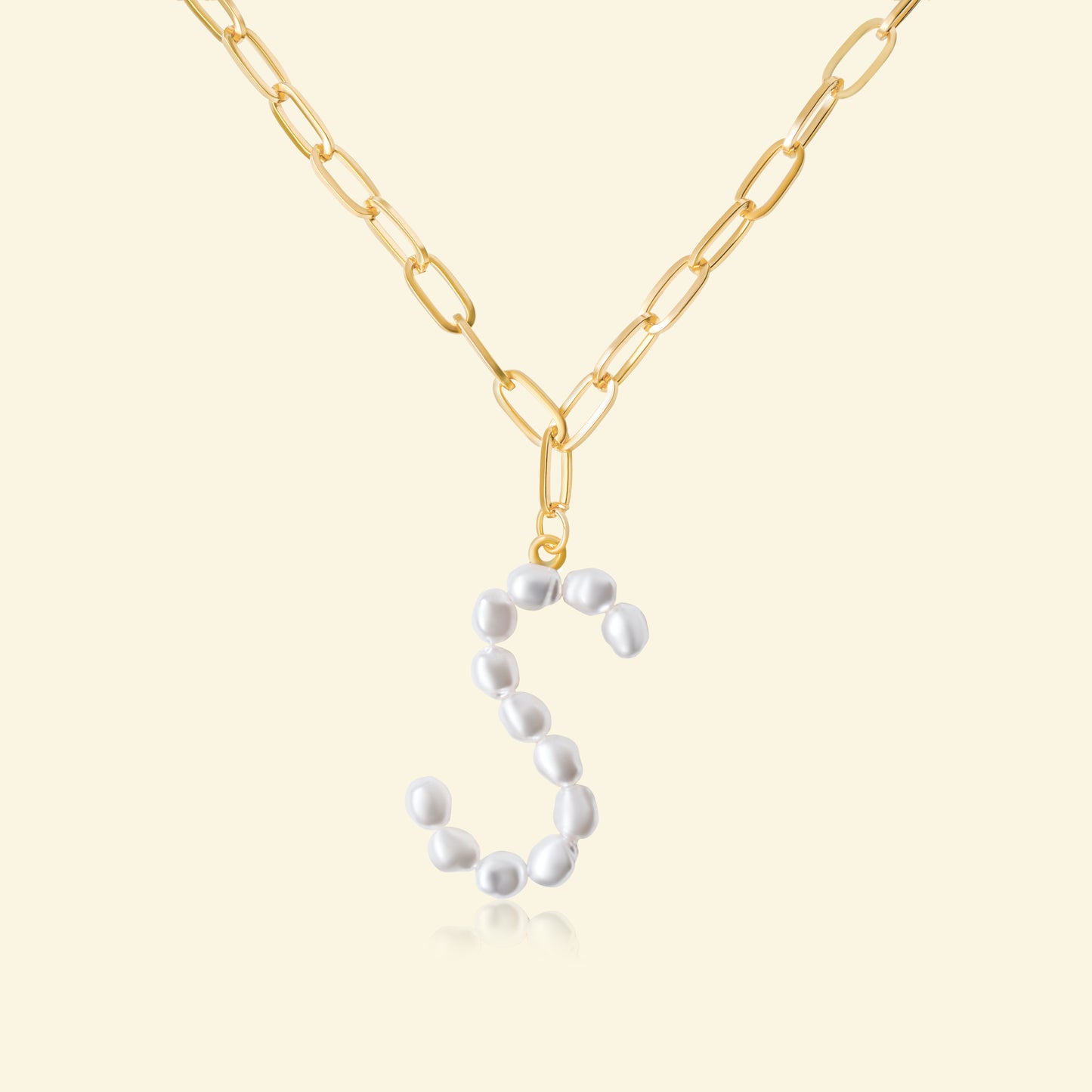 Freshwater Pearl Letter Necklace