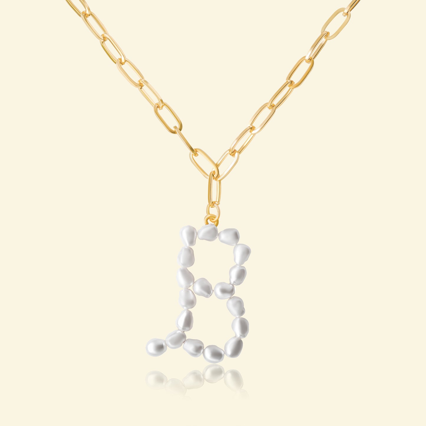 Freshwater Pearl Letter Necklace