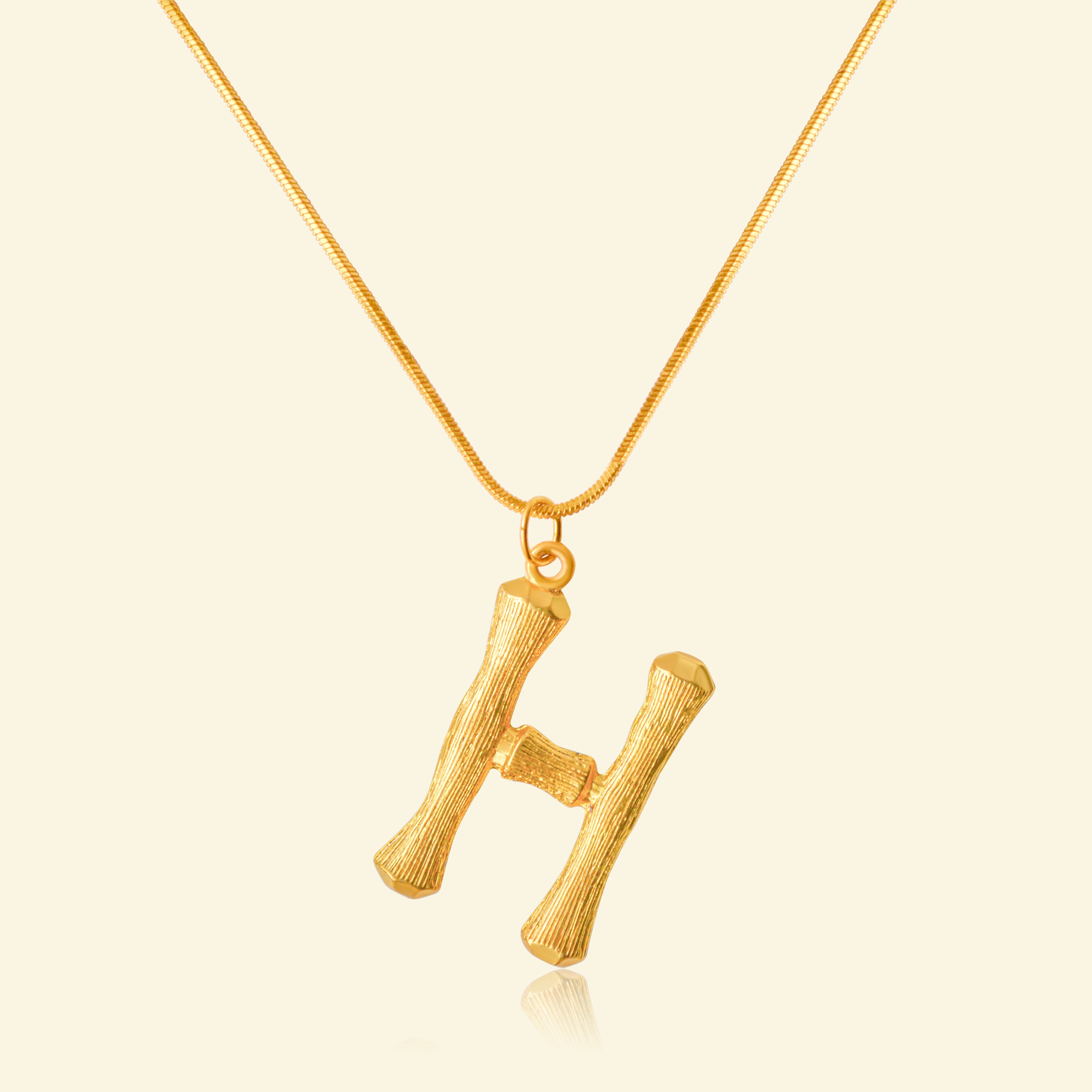 Celine bamboo initial necklace best sale